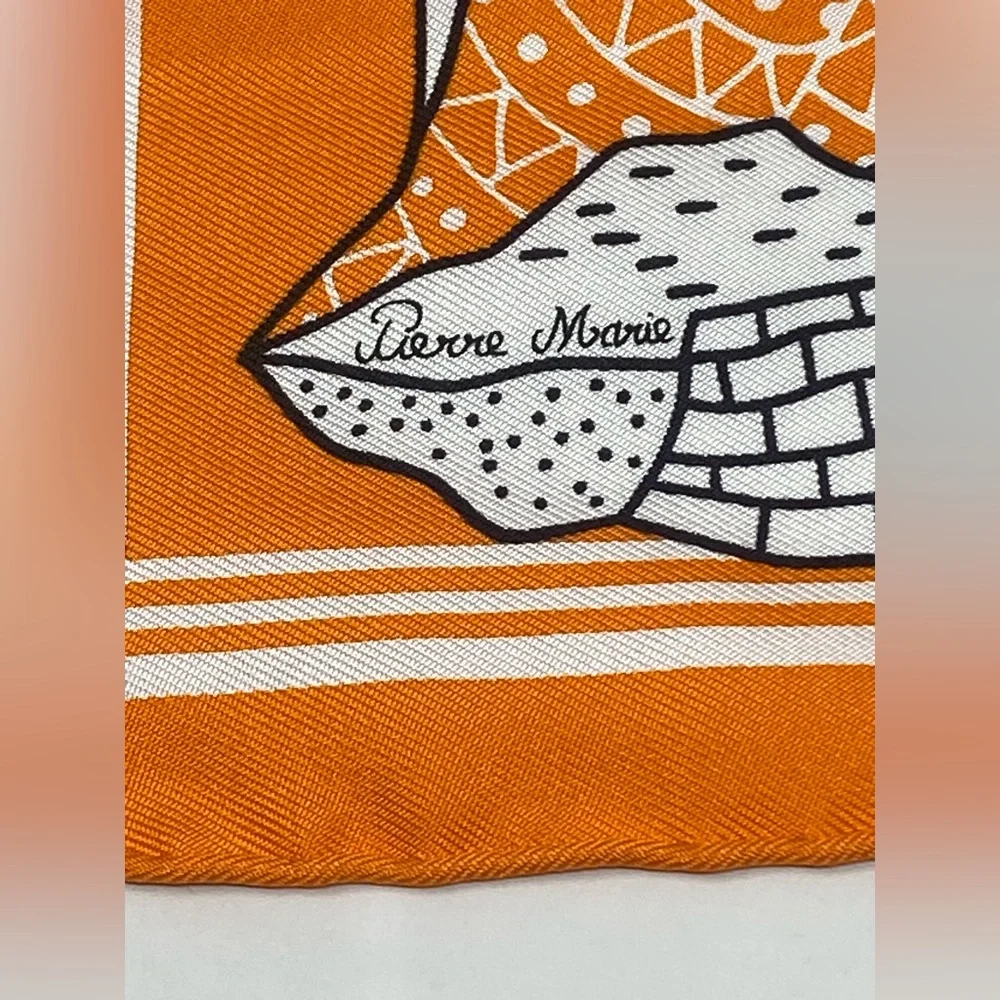 Hermes Les Canyons Etoiles Bandana 55 By Pierre Marie - Picture 5 of 16